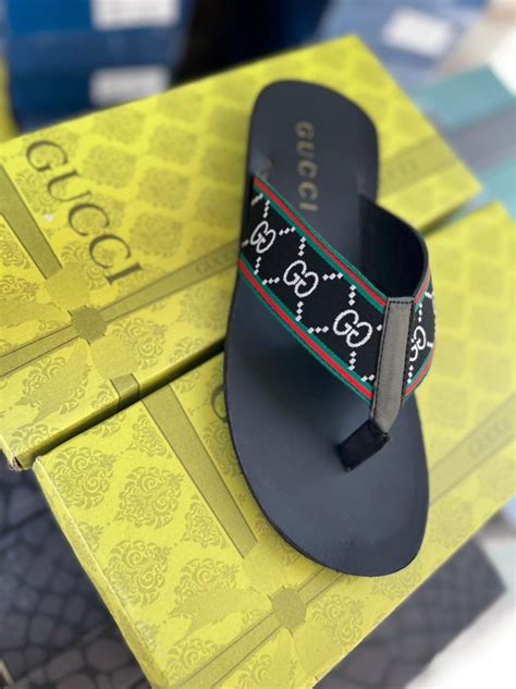 blue and yellow gucci flip flops|Gucci Flip Flops clearance.